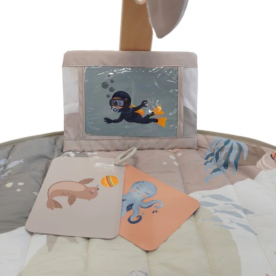 Sassy - Speeltapijt Met Houten Boog Ocean Bliss | Vanaf de Geboorte - Image 3