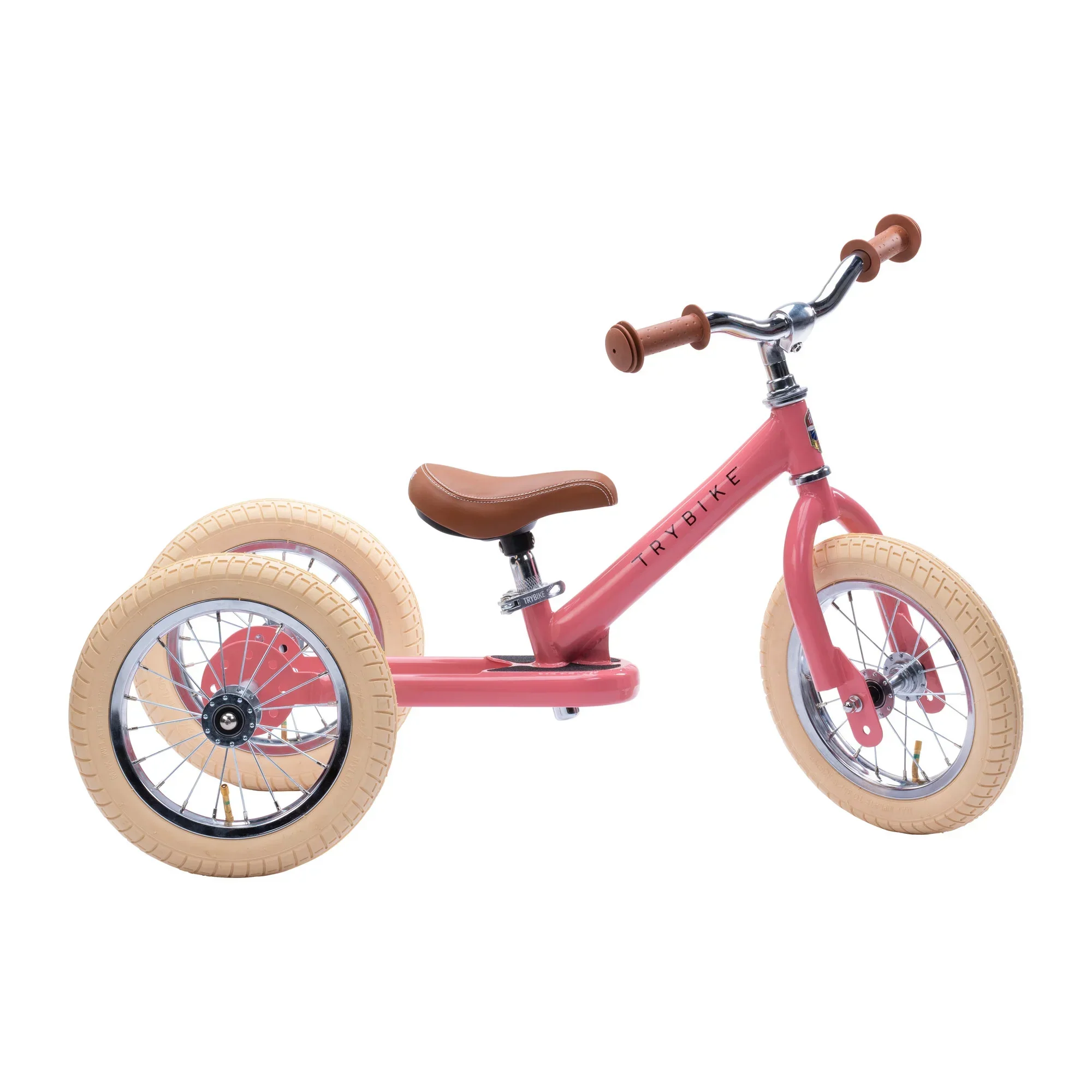 Trybike – Loopfiets 2-in-1 Trybike Steel | Matt Pink - Image 3
