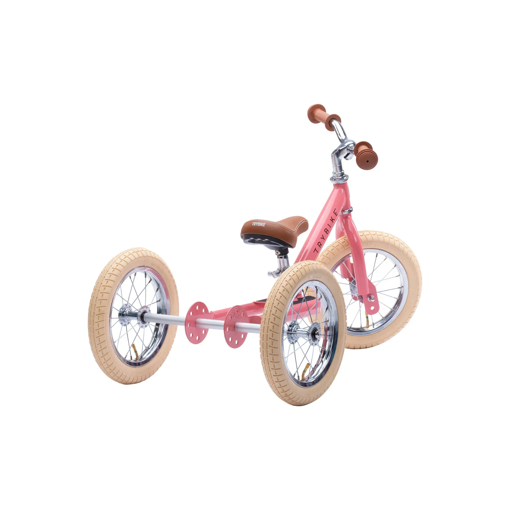 Trybike – Loopfiets 2-in-1 Trybike Steel | Matt Pink - Image 5