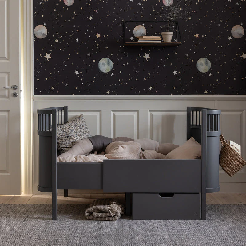 Sebra - Bed Lade Baby & Junior Stone | Praktische Opbergruimte - Image 3