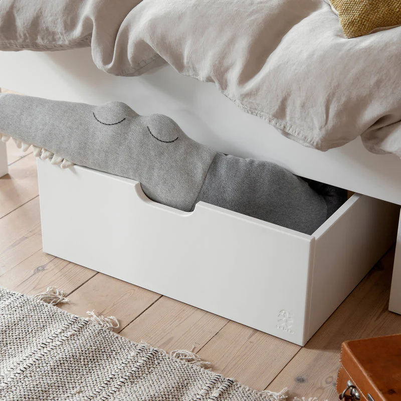 Sebra - Bed Lade Baby & Junior White | Praktische Opbergruimte - Image 3
