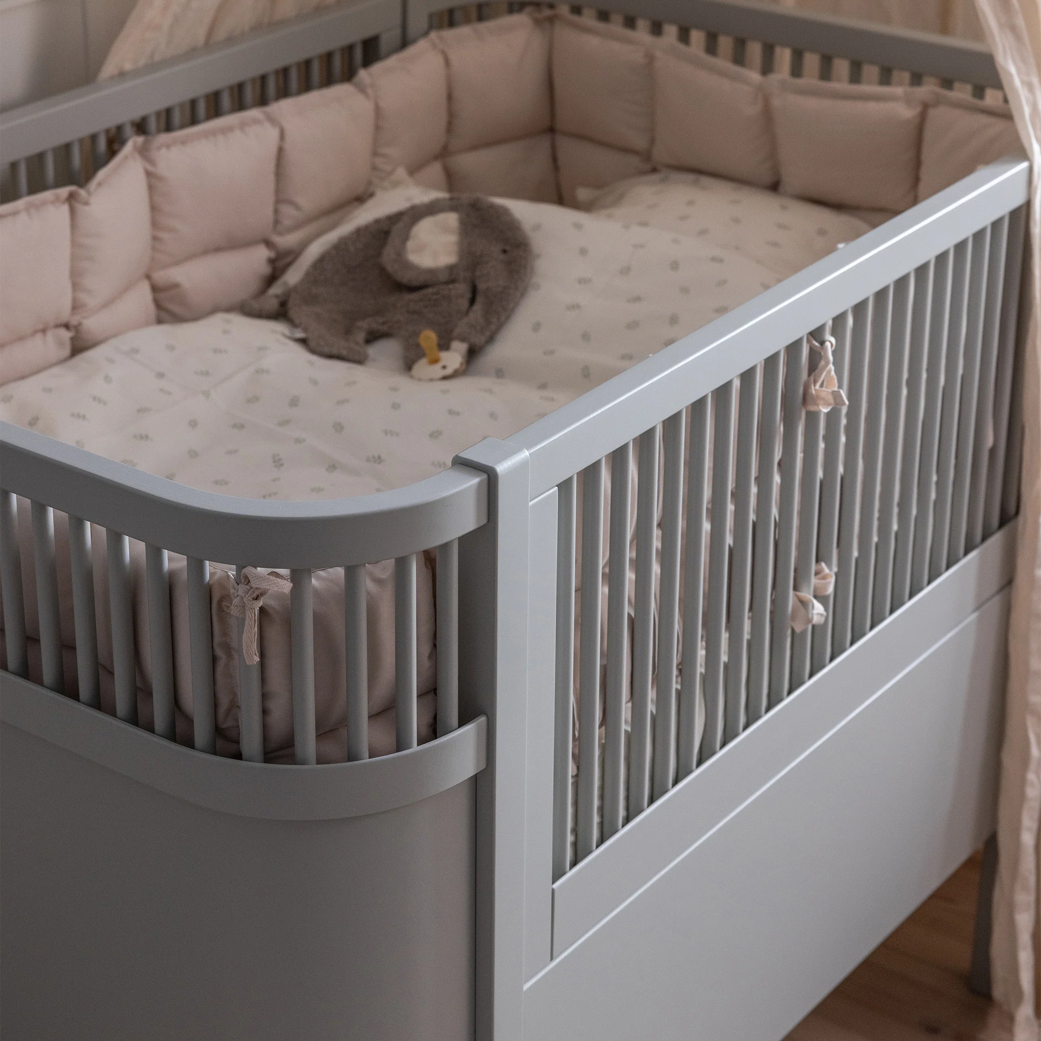Sebra - Meegroeibed Baby & Junior | Stone - Image 4