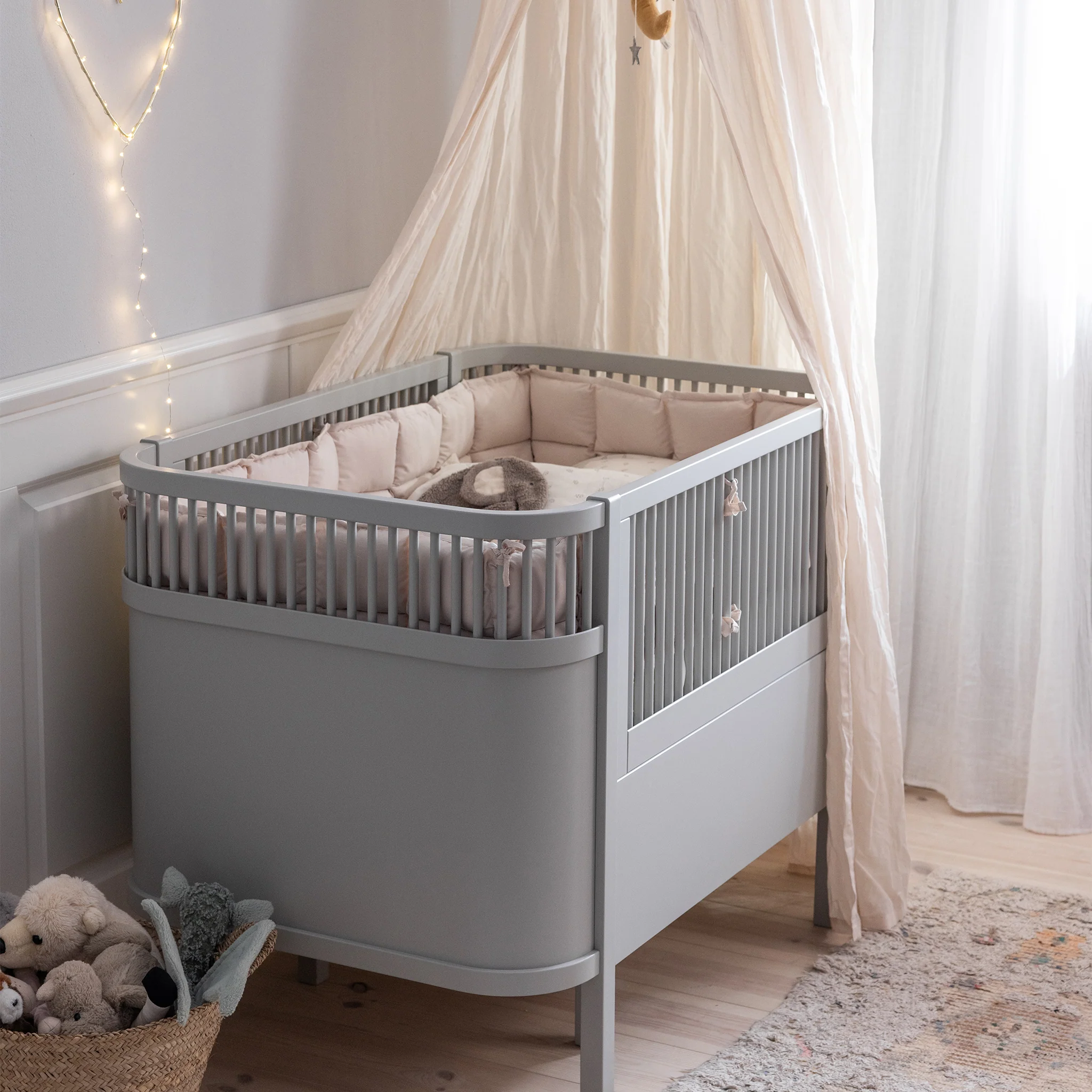 Sebra - Meegroeibed Baby & Junior | Stone - Image 5