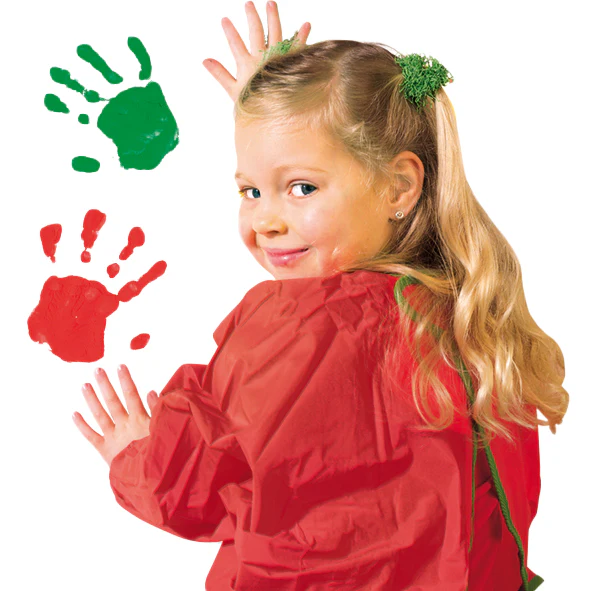 Ses Creative - Set Vingerverf (4 Kleuren) | Uitwasbare Basiskleuren vanaf 2 jaar - Image 2