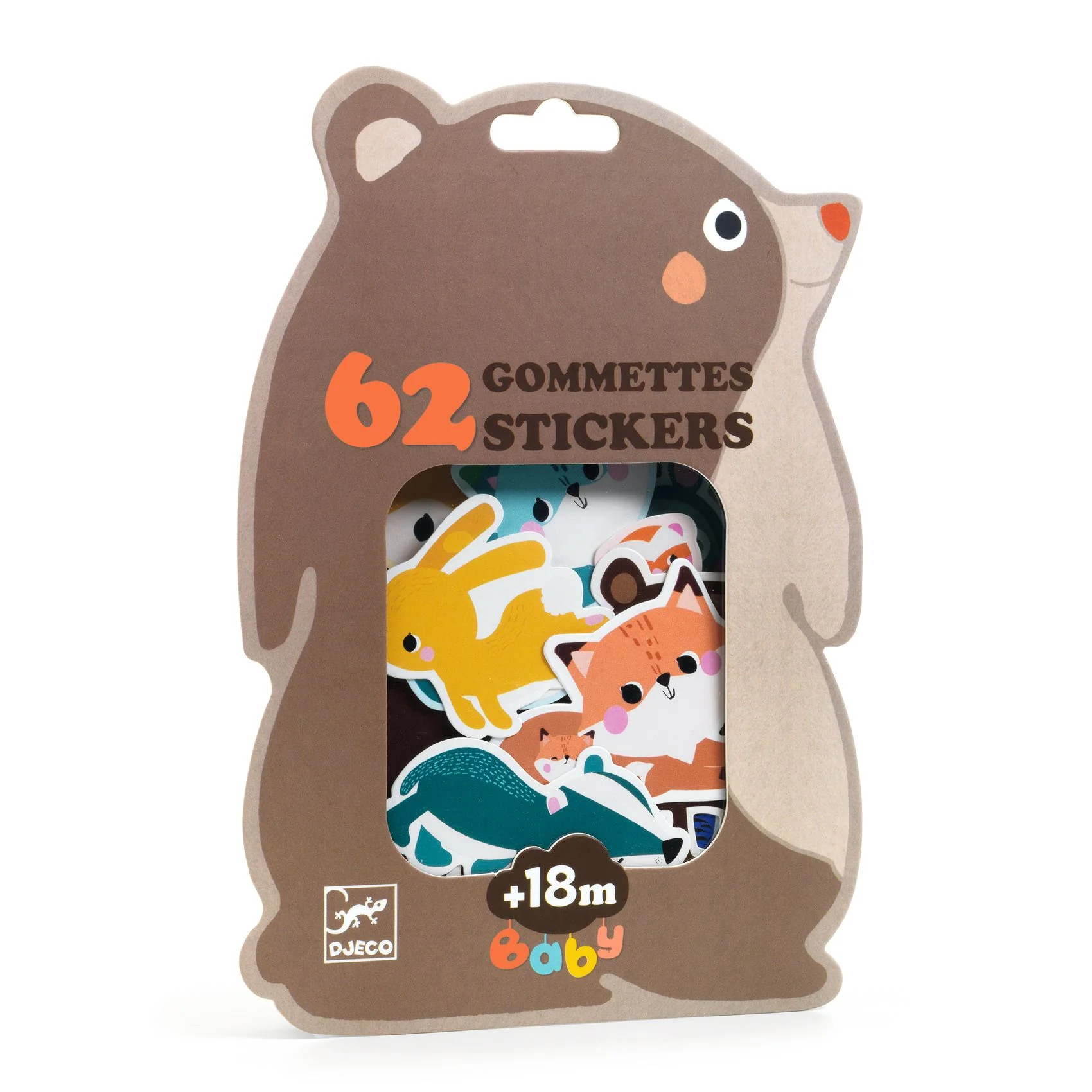 Djeco - Stickerset Dieren Van Het Bos | Eerste Stickers