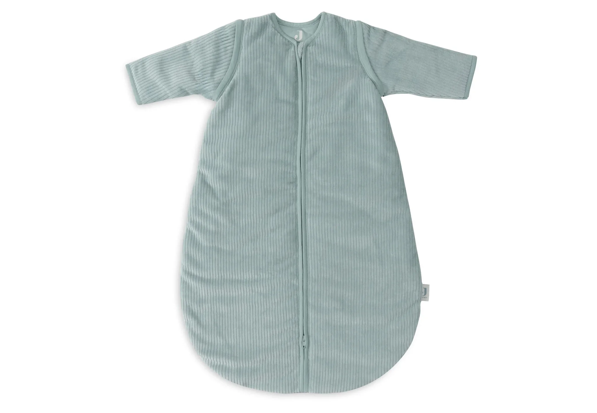 Slaapzak 90cm Winter Afritsbare Mouw Rib Sea Green