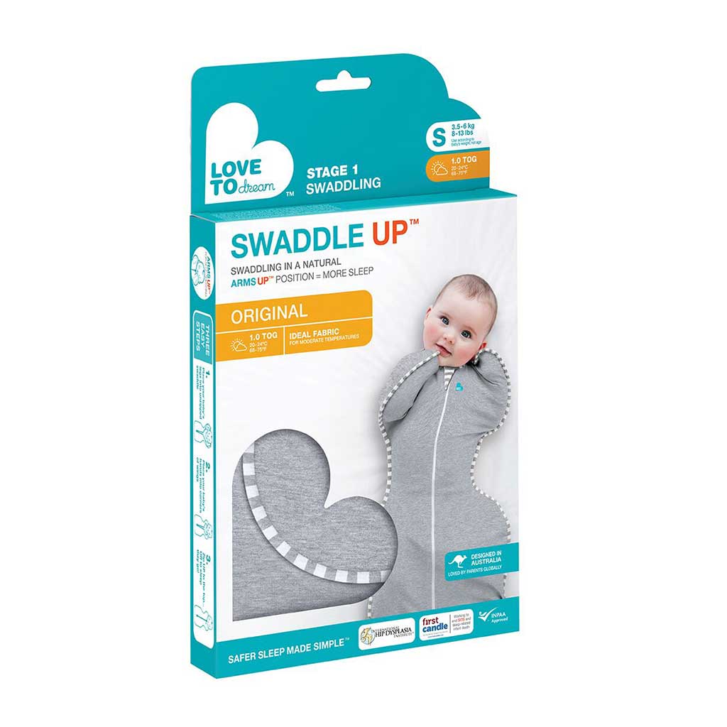 Slaapzak Swaddle Up 1.0 TOG Grijs mt 1-3m - Image 4