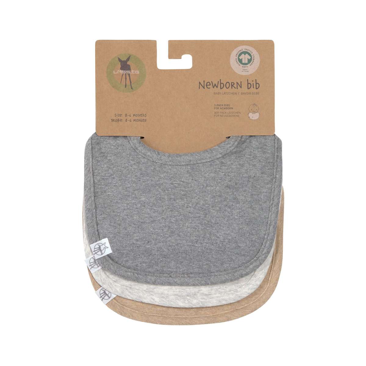 Slabben Newborn Dark Grey / Light Grey / Nature Melange - Image 4