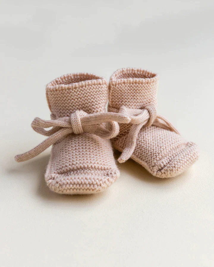 Hvid - Slofjes Apricot | 0-9m