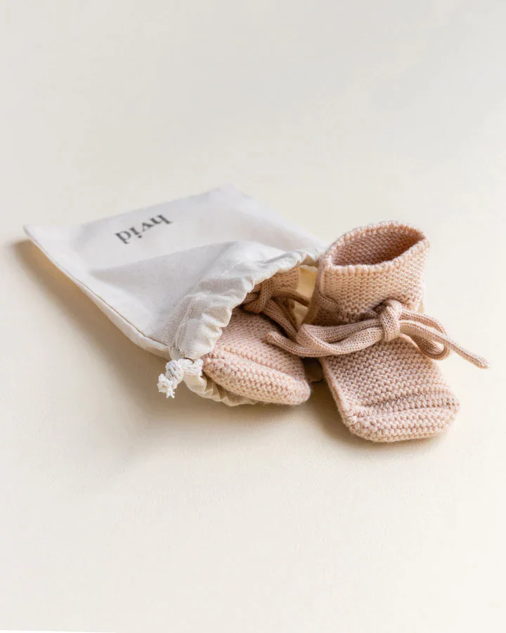 Hvid - Slofjes Apricot | 0-9m - Image 2