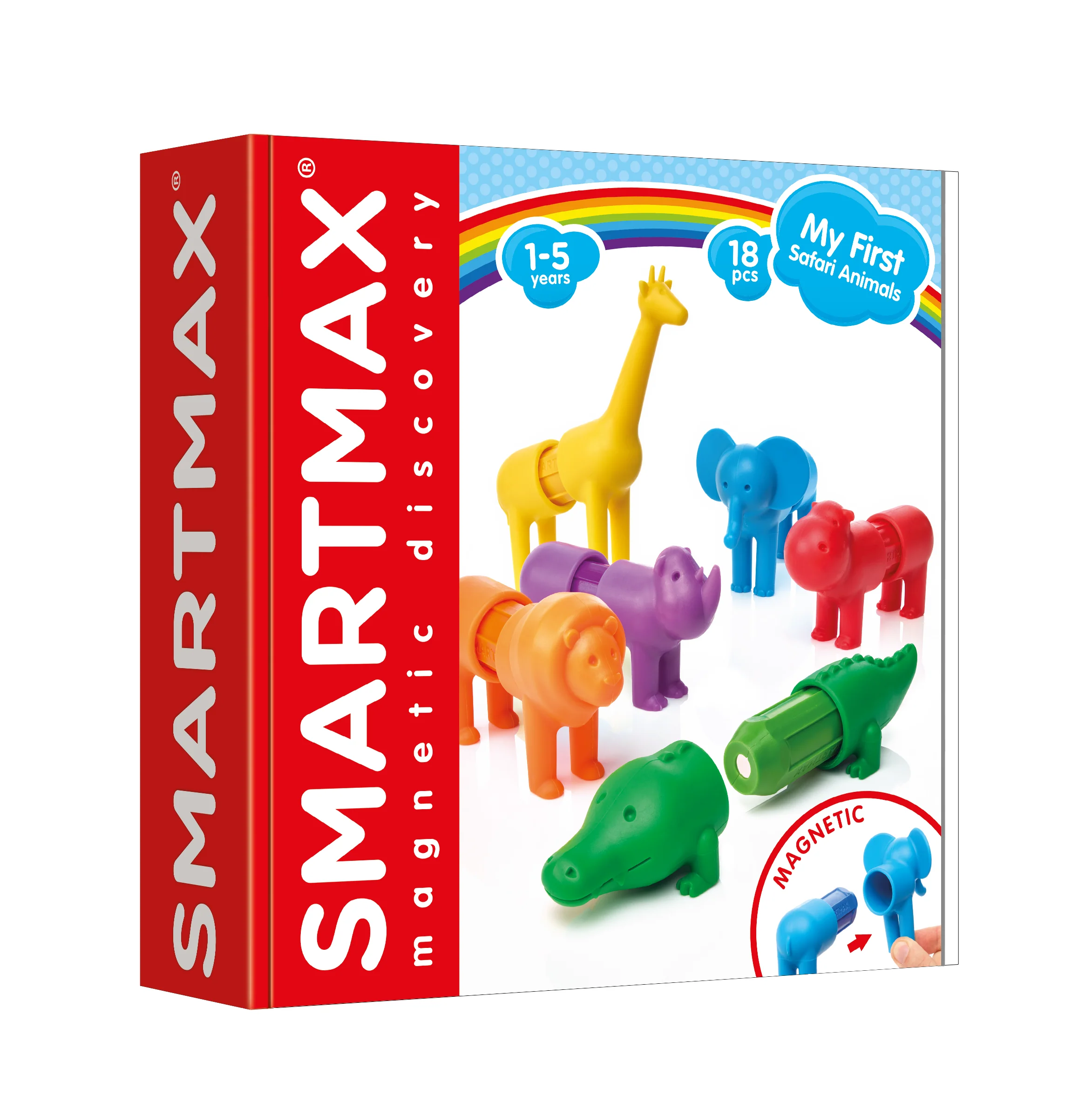 SmartMax - Magnetische My First Safari Animals | Safari Dieren