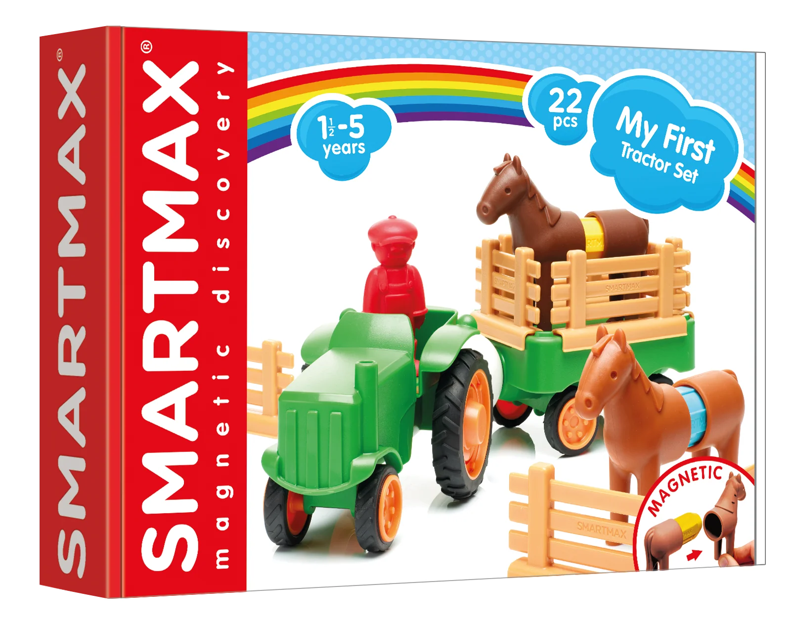 SmartMax - Magnetische My First Tractor | Tractor Boerderij