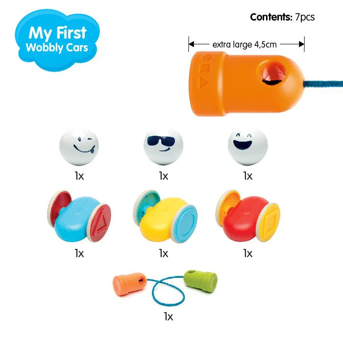 SmartMax - Magnetische My First Wobbly Cars | Wobbelende auto's - Image 6