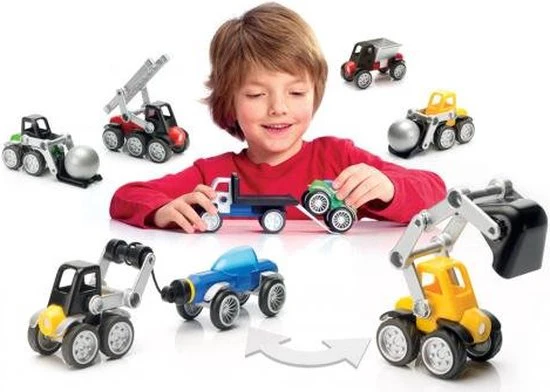 SmartMax - Magnetische Power Vehicles Mix | Bouwset voor Voertuigen - Image 4