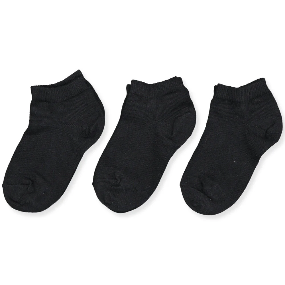 Sokken Sneaker Cotton Black (3pack)