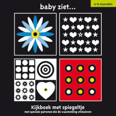 Standaard - Boek Baby Ziet Kijkboek Met Spiegeltje | Kartonboek