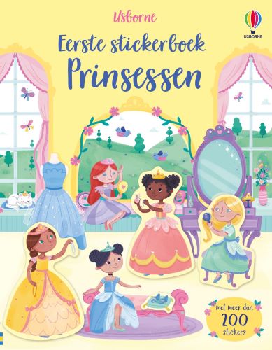 Standaard - Eerste Stickerboek Prinsessen | Kleurrijke stickers