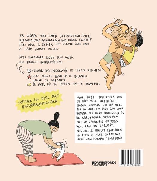 Standaard - Kalender Hey Baby Van Nul Tot Een Jaar | Eerste jaar - Image 2