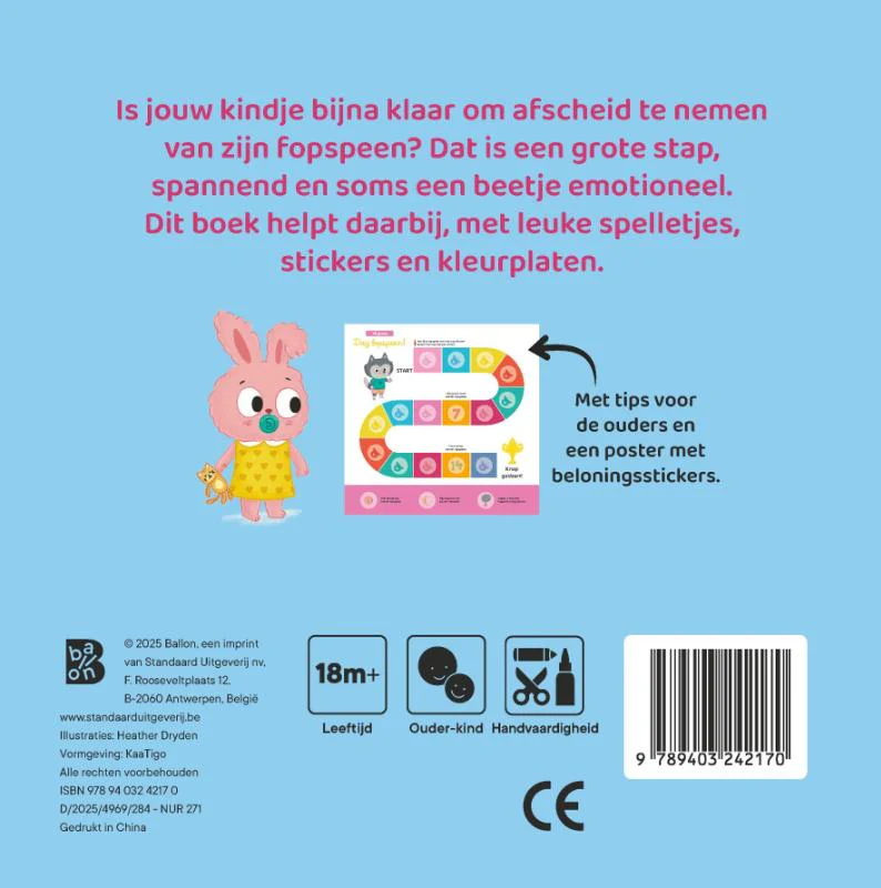 Standaard - Spelletjesboek Ik Groei Dag Fopspeen | Met Stickers - Image 2
