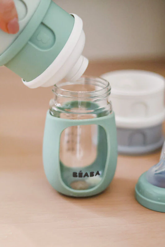 Béaba - Stapelbare Doseerdozen | Cotton White / Sage Green - Image 4