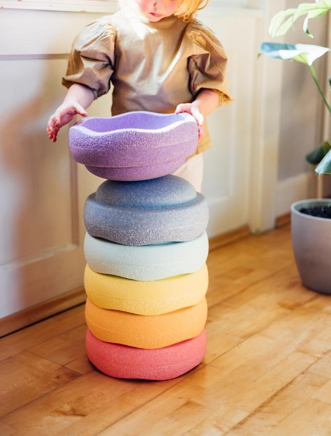 Stapelstein - Set Stenen Pastel Rainbow (6stuks) - Image 5