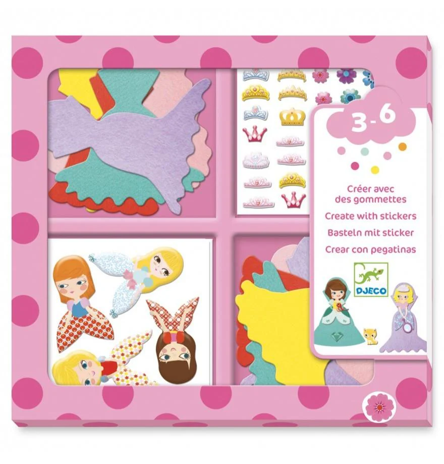 Stickers Maak Ik Hou Van Prinsessen