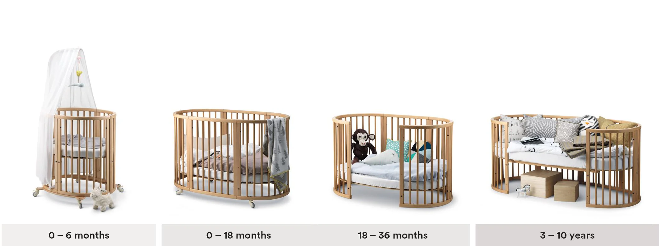 Stokke Sleepi Bed V3 - 74 x 141 cm | Natural - Image 3
