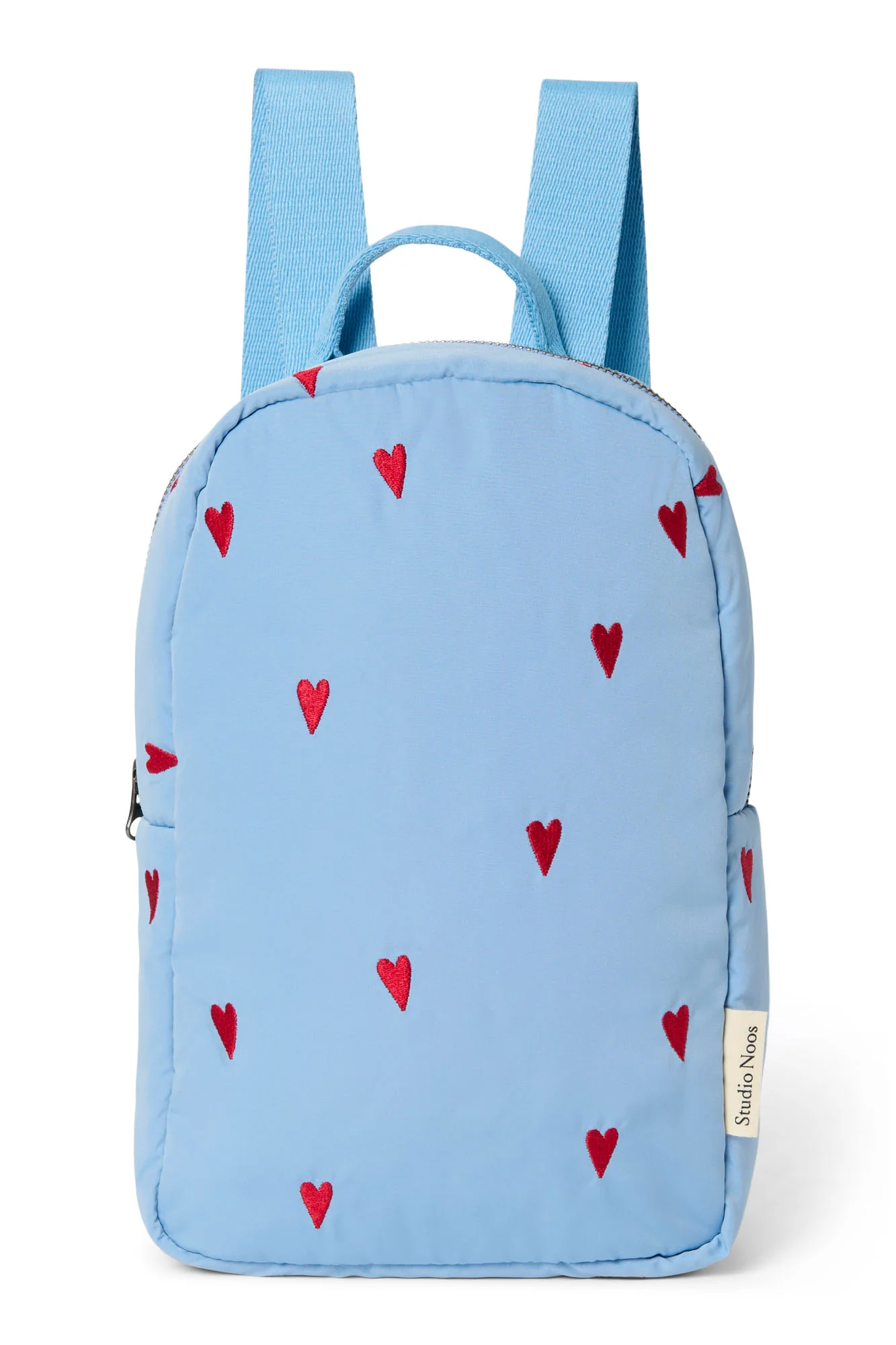 Studio Noos - Rugzak Puffy Mini Hearts | Light Blue