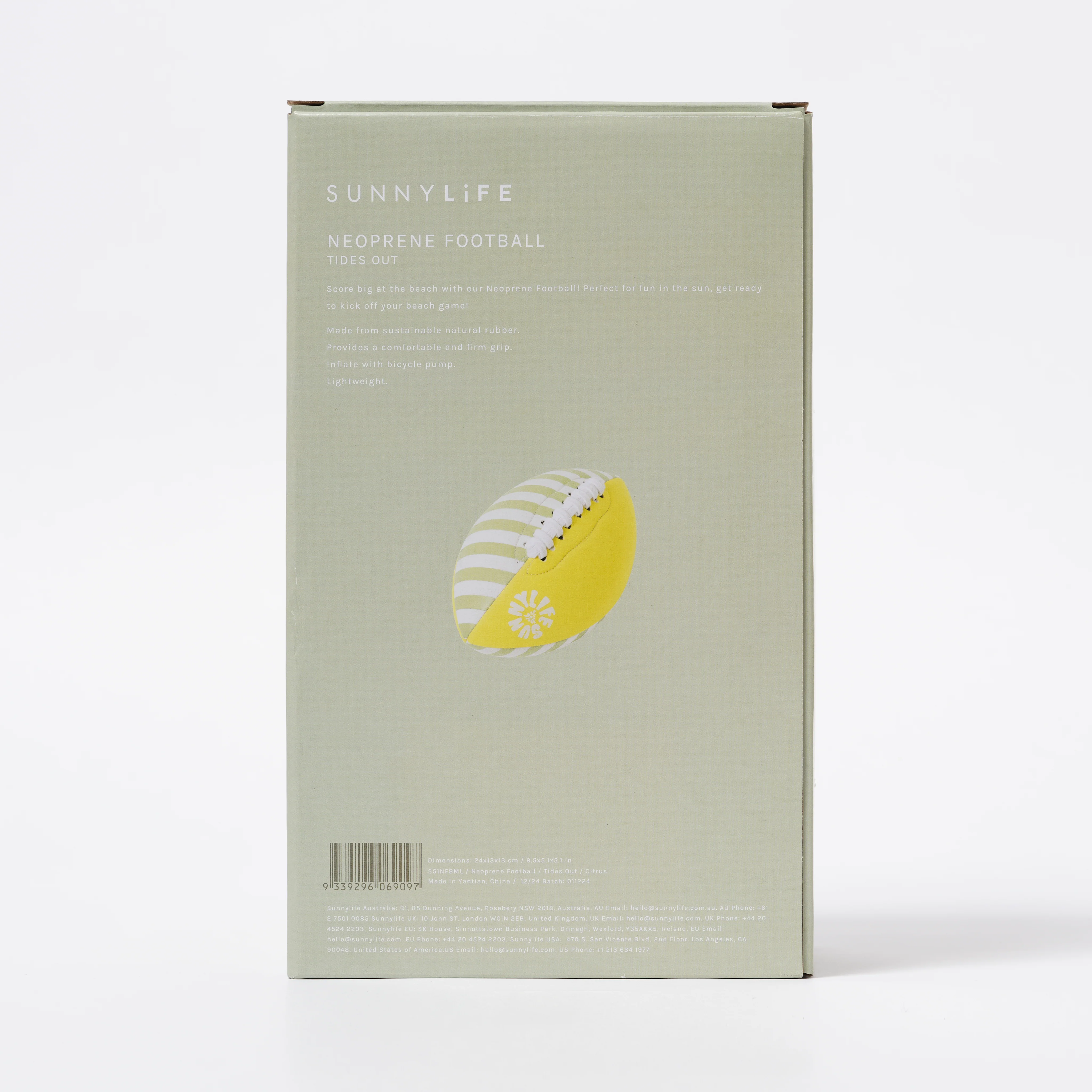 Sunnylife - Rugbybal Neoprene Tides Out | Citrus - Image 12