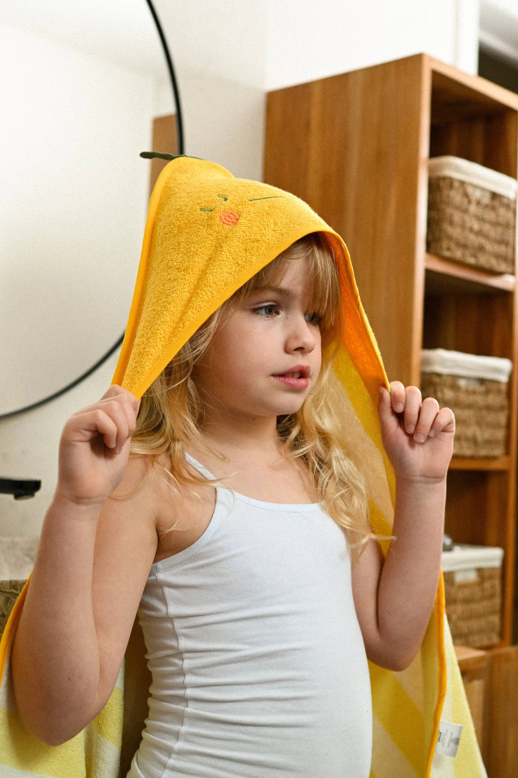 The Cotton Cloud - Badcape Lola Lemon | Biologisch Katoen - Image 4