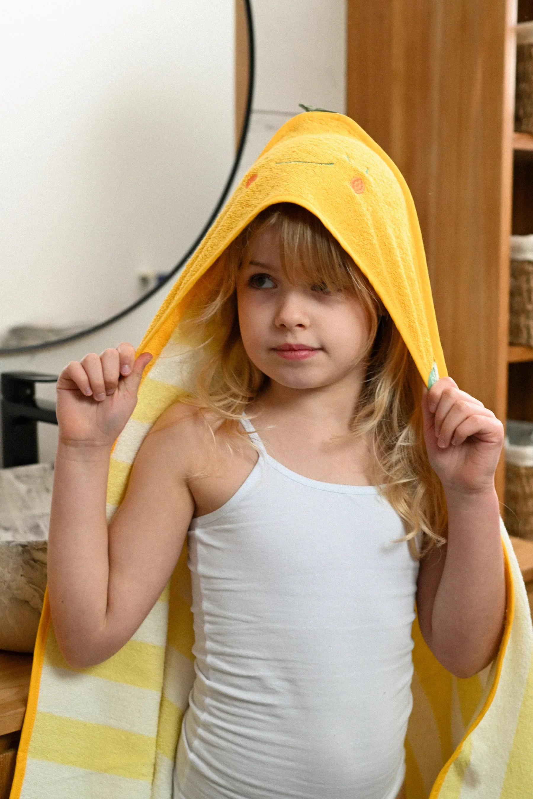 The Cotton Cloud - Badcape Lola Lemon | Biologisch Katoen - Image 5