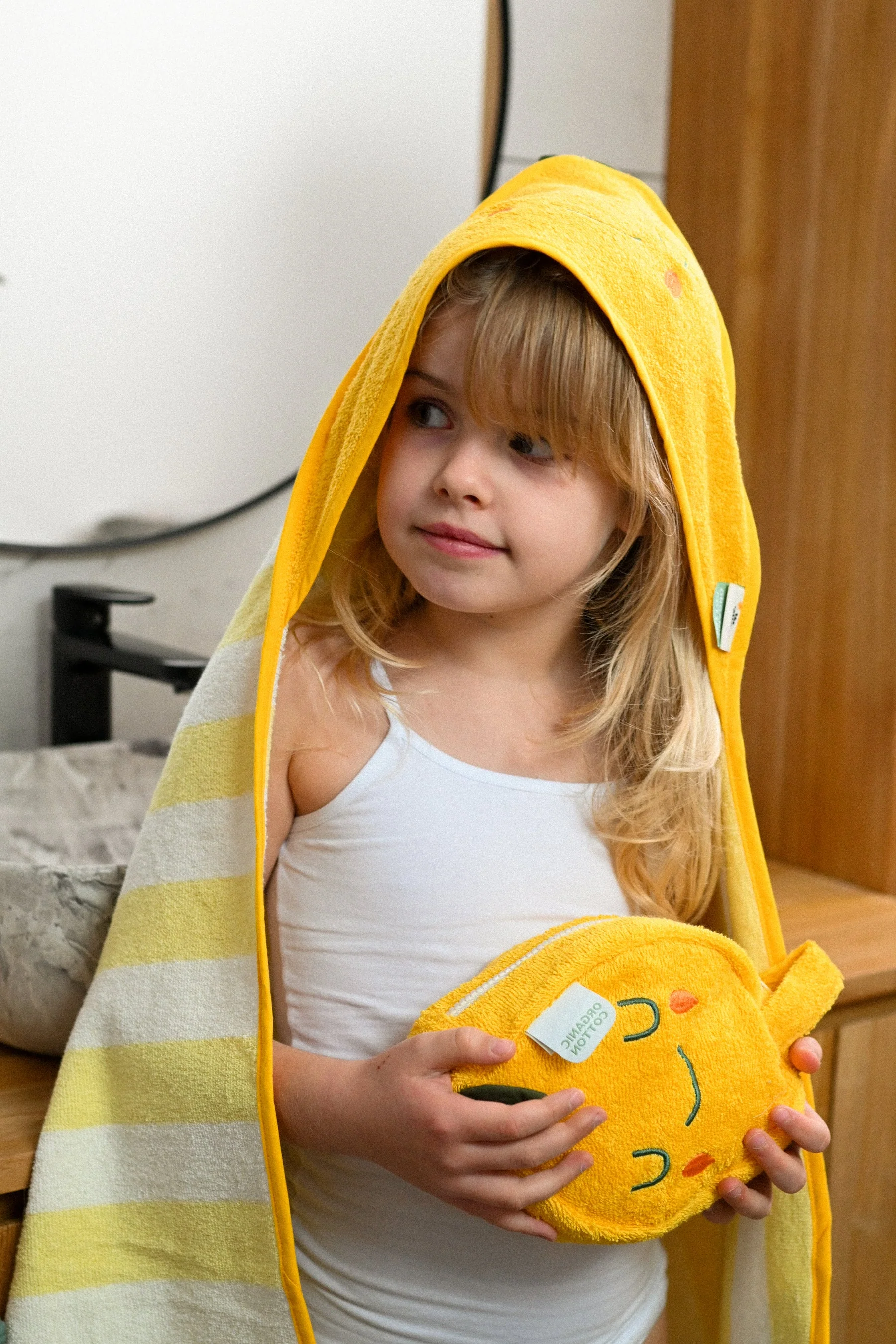 The Cotton Cloud - Badcape Lola Lemon | Biologisch Katoen - Image 6