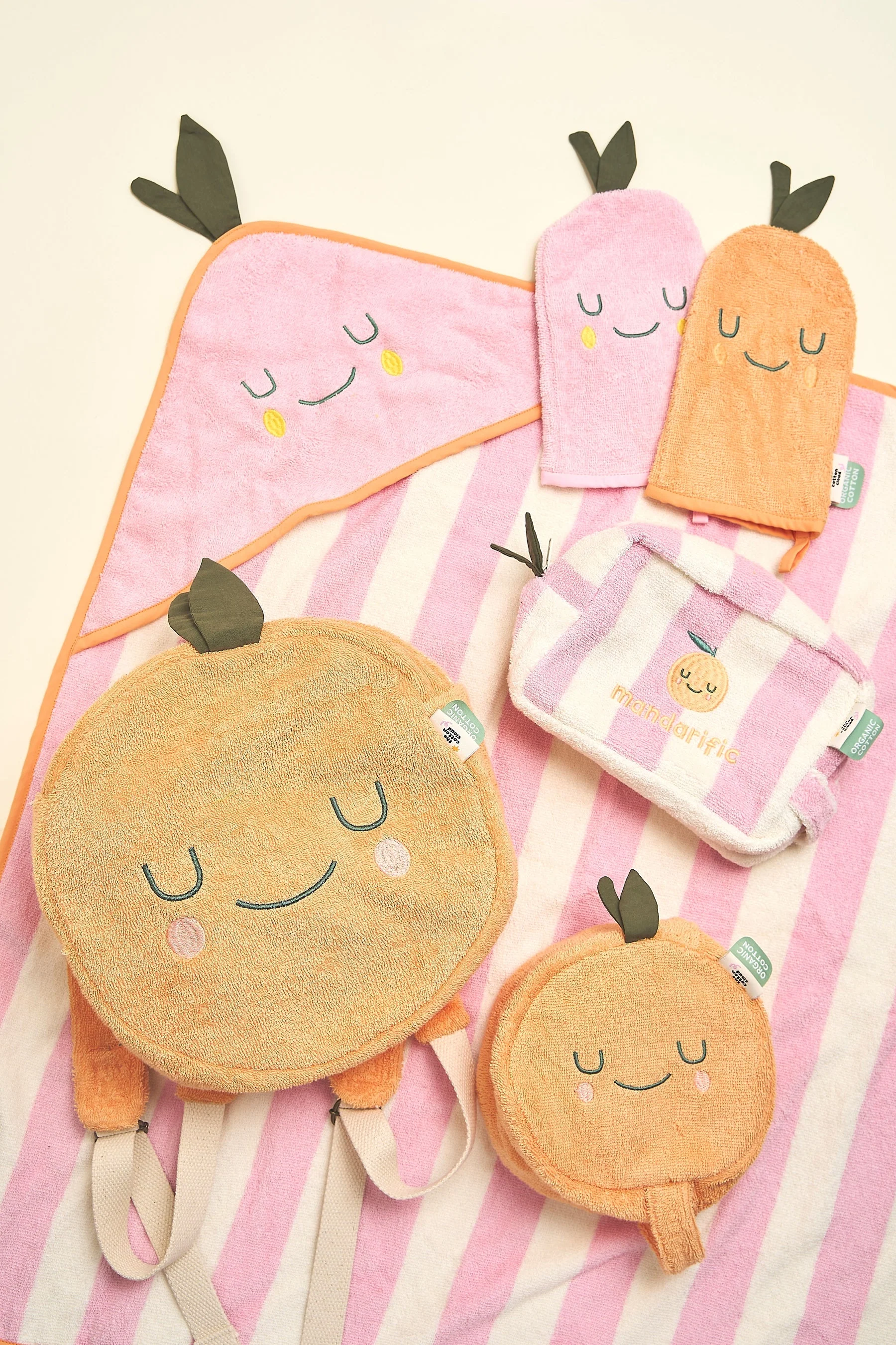 The Cotton Cloud - Badcape Mandy Mandarine | Biologisch Katoen - Image 2