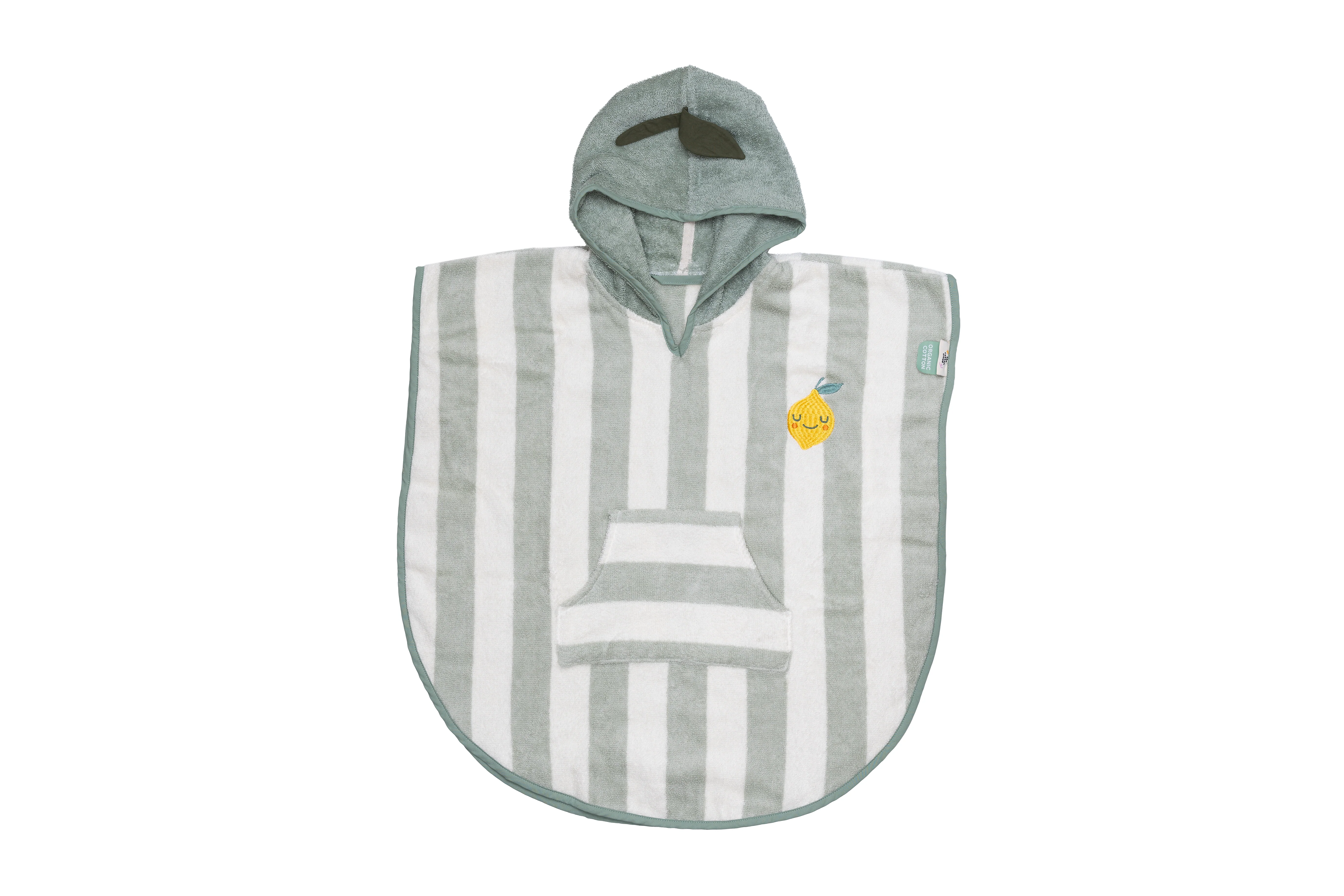 The Cotton Cloud - Poncho Met Kap Lola Lemon