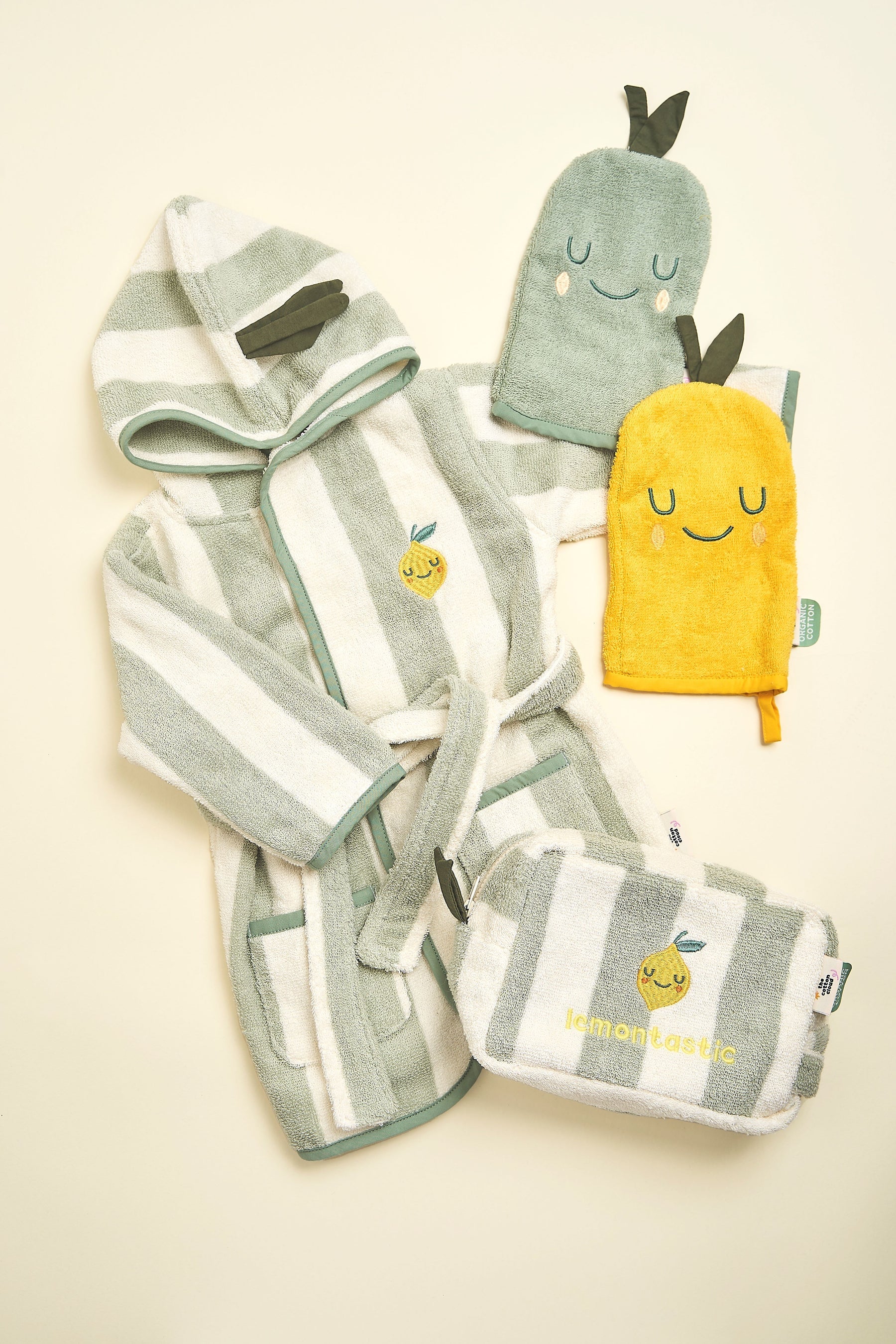 The Cotton Cloud - Toilettas Lola Lemon | Compact & Praktisch - Image 3