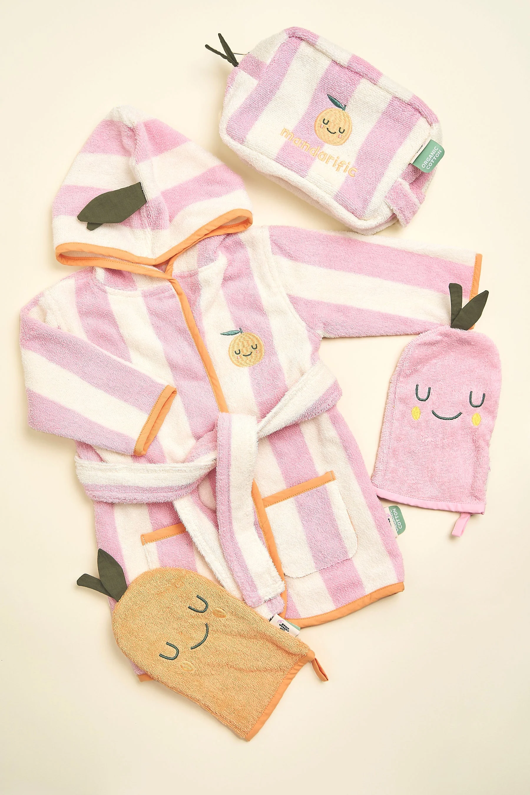 The Cotton Cloud - Toilettas Mandy Mandarine | Compact & Praktisch - Image 3