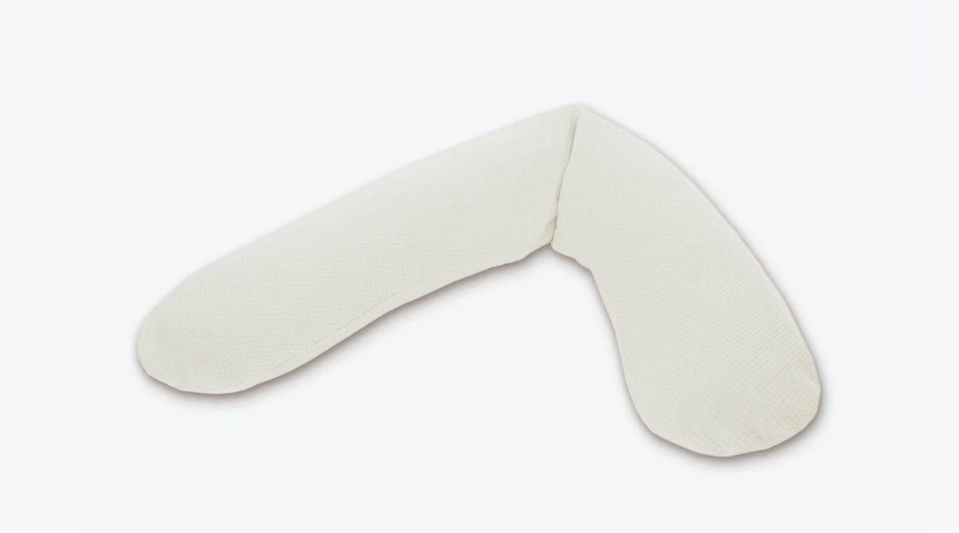Theraline - Voedingskussen Original met Fijngebreide Hoes Katoen 190cm | Cream