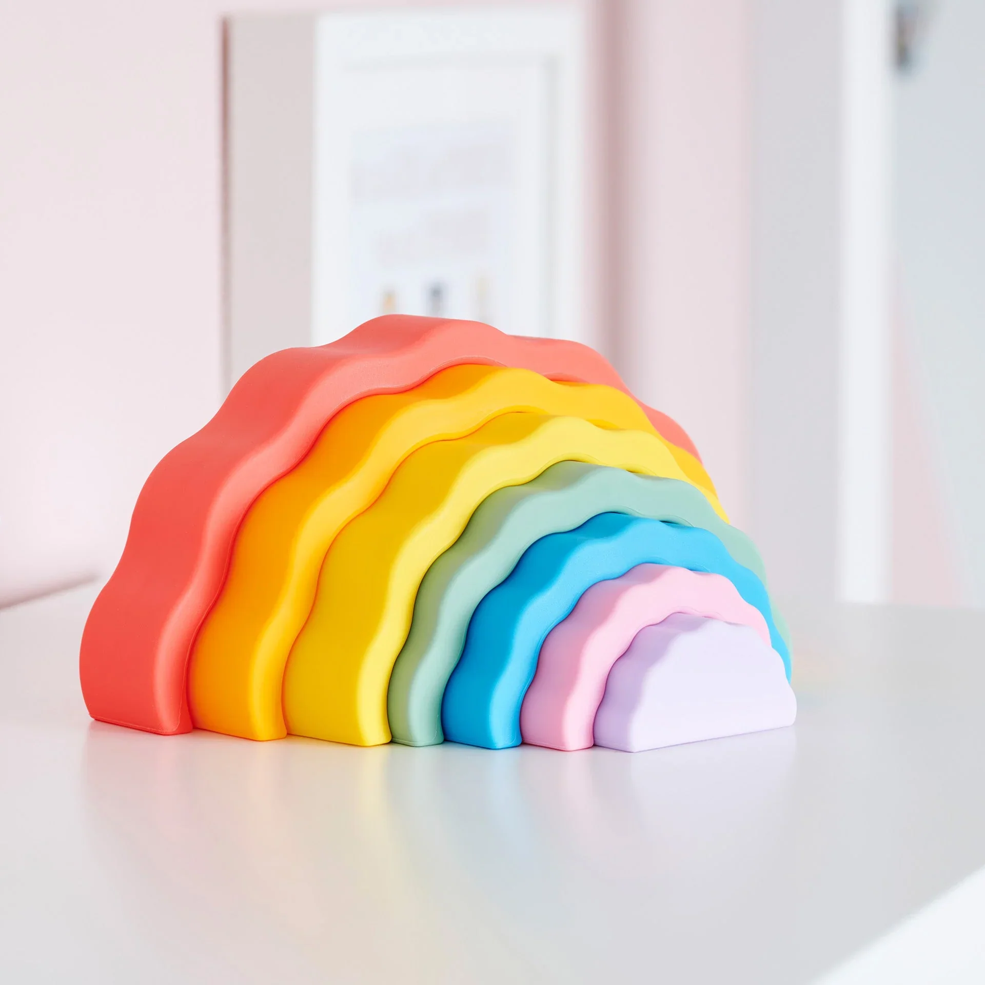 Tickit - Wobbel Regenboog Silisoft | Regenboogkleuren - Image 2