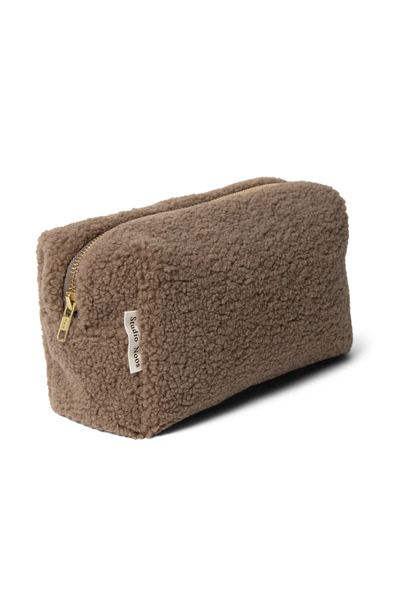 Toilettas Teddy Pouch Brown
