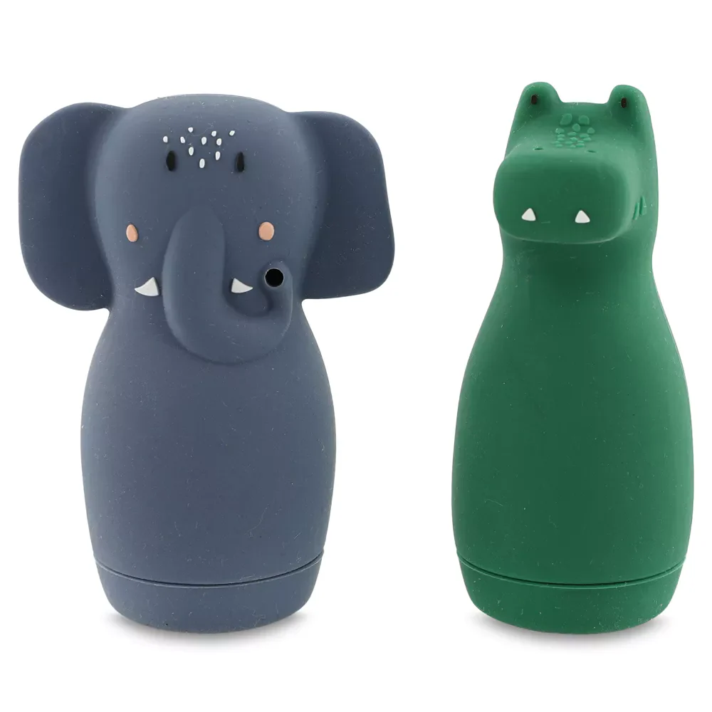 Trixie - Badspeeltje Squeezy Animals | Mrs. Elephant & Mr. Crocodile