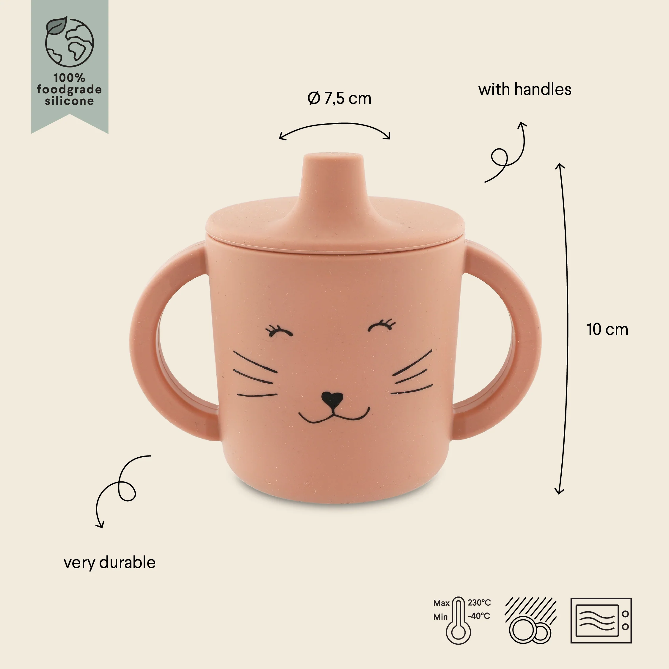 Trixie - Beker Met Tuit Mrs. Cat - Image 2