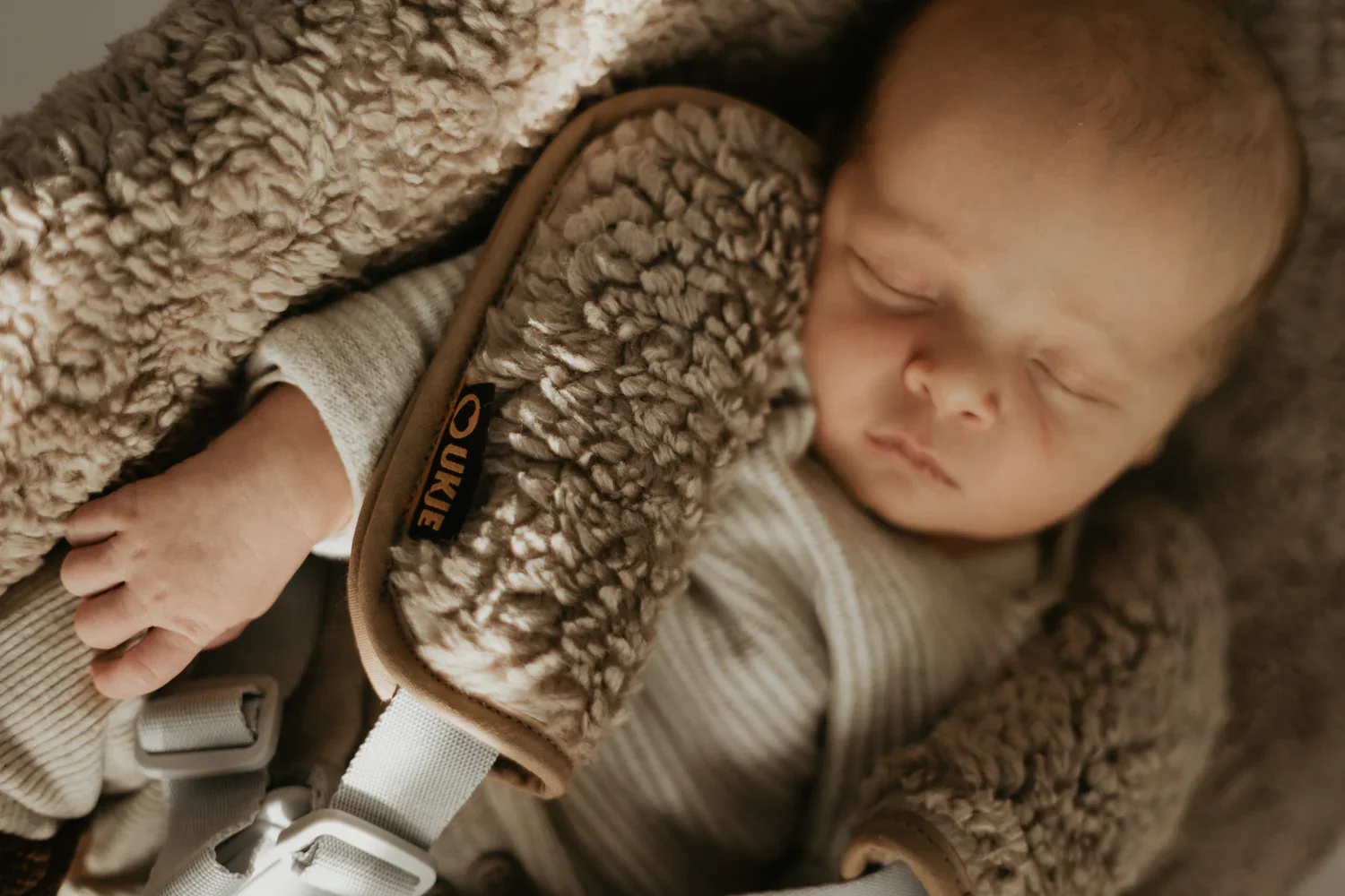 Ukje - Hoes Newborn Set Tripp Trapp Teddy | Taupe - Image 2