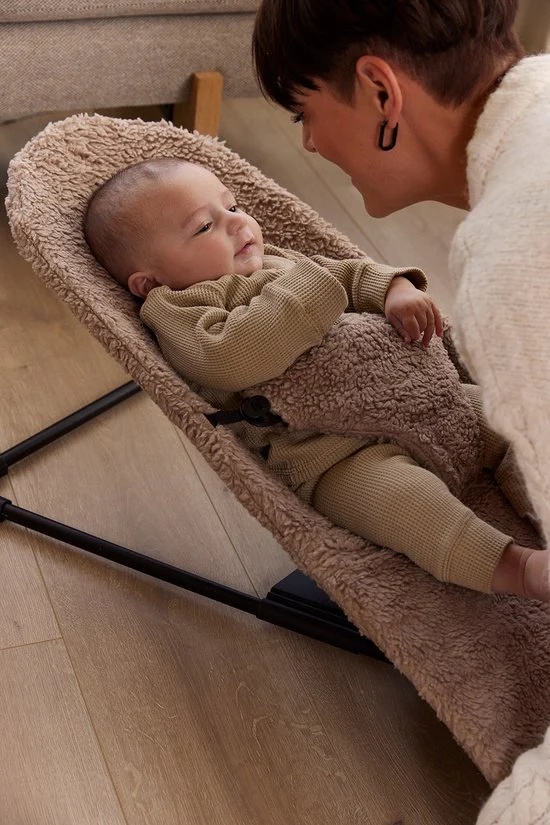 Ukje - Hoes Wipstoeltje Babybjörn Teddy | Taupe - Image 2