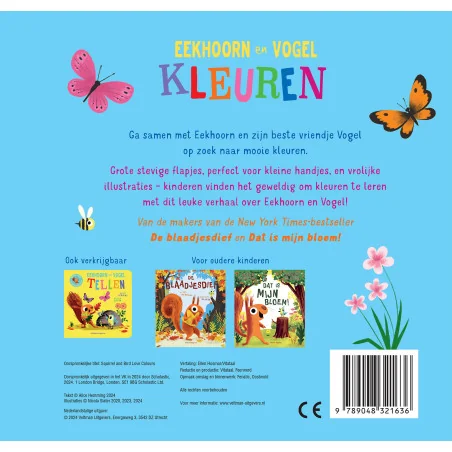 Veltman - Boek Eenhoorn en Vogel Kleuren | Leerzaam Flapjesboek - Image 4
