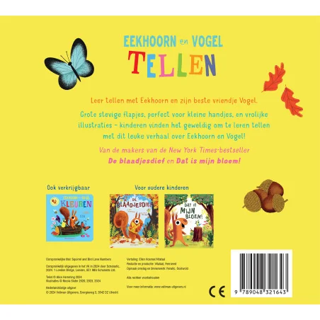 Veltman - Boek Eenhoorn en Vogel Tellen | Leerzaam Flapjesboek - Image 4