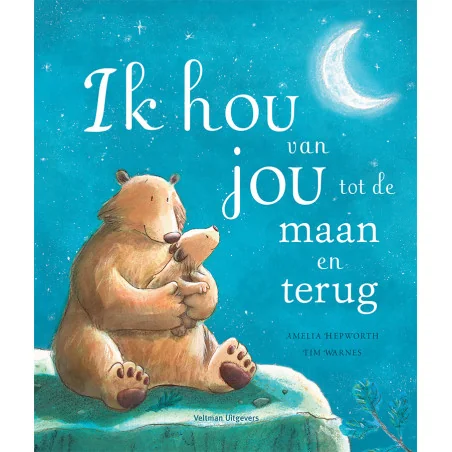 Veltman - Boek Ik Hou Van Jou Tot De Maan En Terug | Lief Boekje