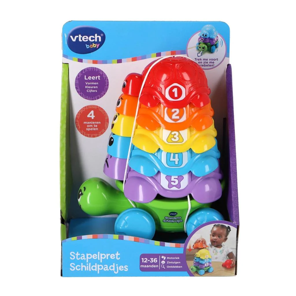 Vtech - Activiteitenspeeltje Stapelpret Schildpadjes | Multicolor - Image 3