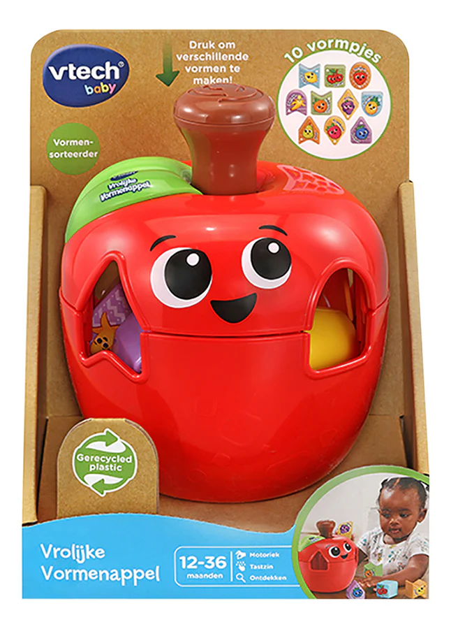 Vtech - Activiteitenspeeltje Vrolijke Vormenappel | Rood - Image 3