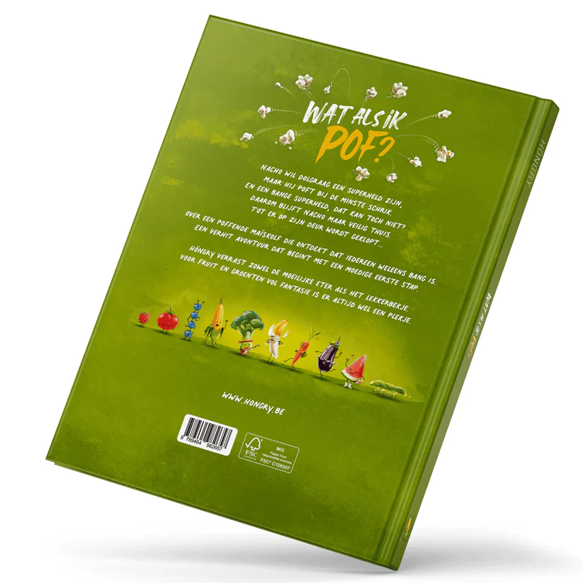 Hongry - Boek Wat Als Ik Pof? | Kinderboek over Moed - Image 2