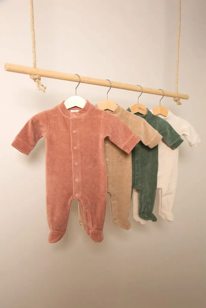 Witlof For Kids - Kruippakje Rib Dusty Pink - Image 4